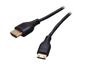 StarTech HDMIACMM6S 6 ft. Black Slim High Speed HDMI® Cable with Ethernet M M