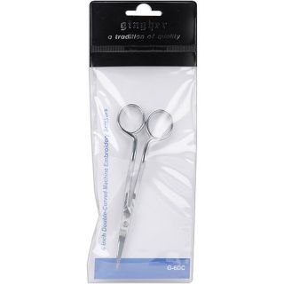Gingher Double Curved Embroidery Scissors, 6"hes