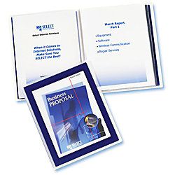 Avery Flexi View Presentation Book 24 Pockets Blue
