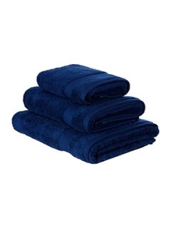 Luxury Hotel Collection Zero twist navy towels