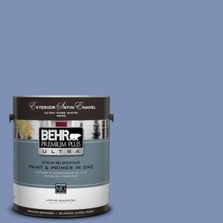 BEHR Premium Plus Ultra 1 gal. #600D 5 Babbling Brook Satin Enamel Exterior Paint 985401