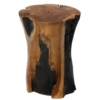 Bare Decor Hourglass Stump End Table  ™ Shopping   Great