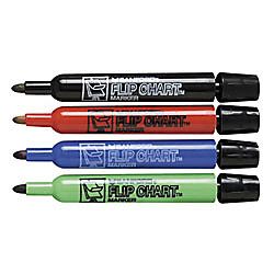 Sharpie Flip Chart Markers Bullet Point Assorted Colors Pack Of 4