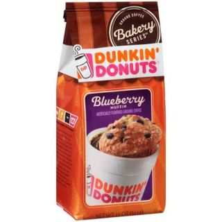 Dunkin' Donuts Bakery Series Blueberry Muffin Ground Coffee, 11 oz