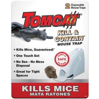 Tomcat Kill & Contain Mouse Trap, 2 Traps