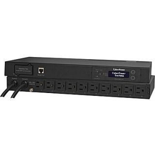 Cyberpower PDU15M10AT Metered ATS Series Power Distribution Unit, 120 V