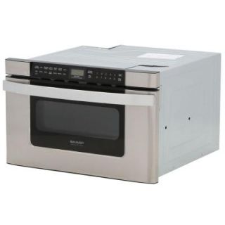 Sharp 24 in. W 1.2 cu. ft. Built in Microwave Drawer in Stainless Steel with Sensor Cooking KB6524PS