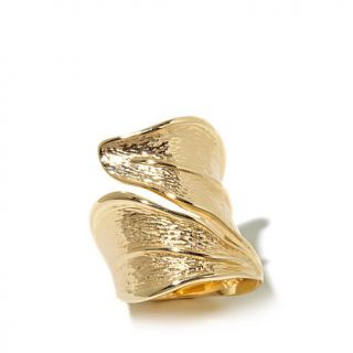 Bellezza Bronze Leaf Design Wrap Ring   7978801