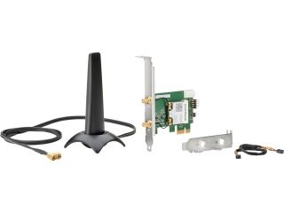 HP Wireless Adapter IEEE 802.11a/b/g/n PCI Express Up to 300Mbps Wireless Data Rates