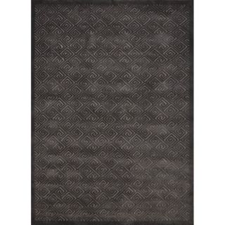 Rug Squared Montrose Silver Grey Abstract Area Rug (26 x 4)