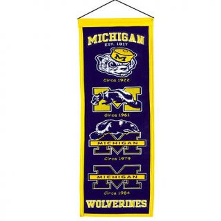 NCAA Team Vertical Heritage Banner   University of Michigan Wolverines   6914417
