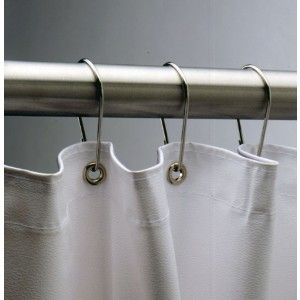 Bobrick 204 1 Shower Curtain Hook   Stainless Steel (Open Box Item)
