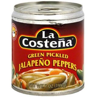 La Costena Green Pickled Jalapeno Peppers, 7 oz (Pack of 12)