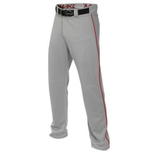 Easton Mako 2 Piped Baseball Pants   Mens   Baseball   Clothing   Grey/Red
