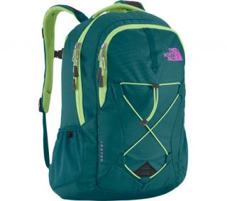 Womens The North Face Jester Backpack   Blue Coral/Budding Green