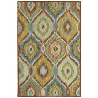 LR Resources Dazzle Green Multi 5 ft. x 7 ft. 9 in. Indoor Area Rug DAZZL54010GRN5079