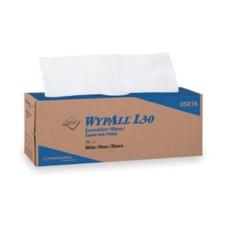White DRC (Double Re Creped) Disposable Wipes, Number of Sheets 120 5816