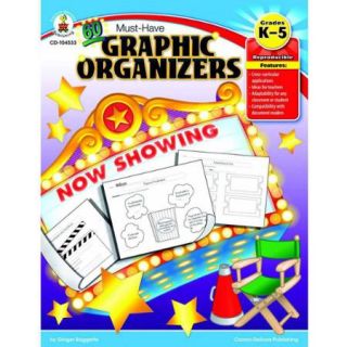 Carson Dellosa 60 Must Have Graphic Organizers Book, Grades K to 5
