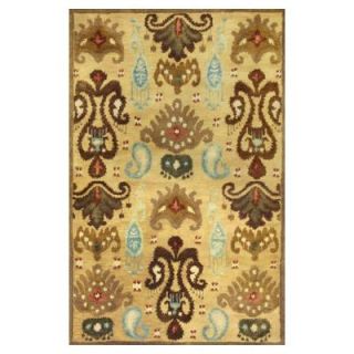 Kas Rugs Modern Tribal Yellow/Brown 8 ft. x 10 ft. 6 in. Area Rug TAP68128X106