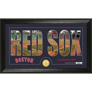 Boston Red Sox Silhouette Bronze Coin Panoramic Photo Mint   17196058