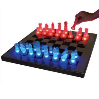 LumiSource LED Glow Chess Set