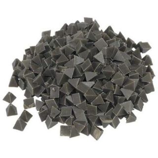 RAYTECH 41 141 Plastic Media, Pyramid, Brown, 1/4"