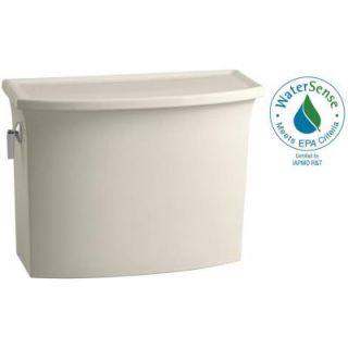 KOHLER Archer 1.28 GPF Single Flush Toilet Tank Only with AquaPiston Flushing Technology in Biscuit K 4431 96