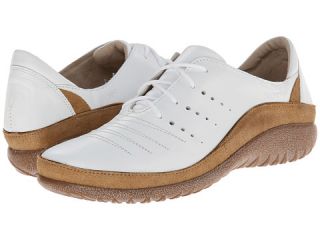 Naot Footwear Kumara White Leather/Gold Shimmer Leather