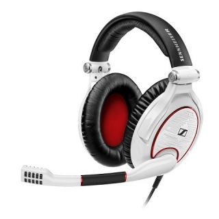 Sennheiser Around the Ear Headphones With Noise Cancelling   Red/White