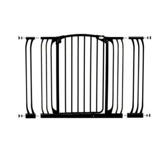 Dreambaby Chelsea 40 in. H Extra Tall Auto Close Security Gate in Black with Extensions L792B