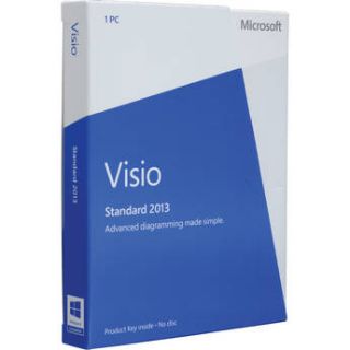Microsoft Visio Standard 2013 (Product Key) D86 04736