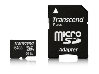 Transcend 64 GB MicroSD Extended Capacity (Micro SDXC) Flash Card