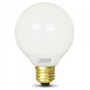 Feit Electric BPG25/LED/RP LED Globe Light Bulb, 25W