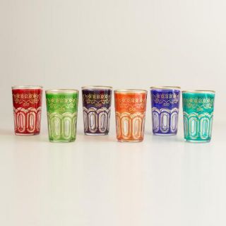 Moroccan Tea Glasses, Set of 6