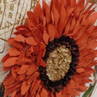 Better Homes and Gardens Coral Sunflower Pillow