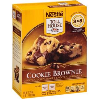 Nestle TOLL HOUSE Cookie Brownie Kit 17.875 oz. Box