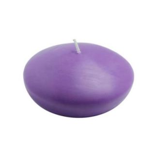 Zest Candle 4 in. Purple Floating Candles (Box of 3) CFZ 091