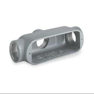 Killark Conduit Outlet Body, Iron, Gray, OTB 2M