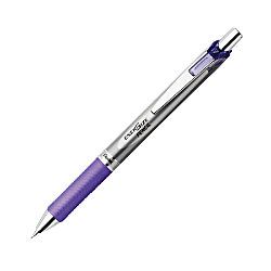 Pentel EnerGize Mechanical Pencils 0.7 mm VioletSilver Pack Of 12
