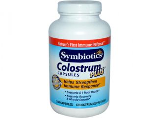 Symbiotics 0739896 Colostrum Plus   480 mg   240 Capsules