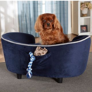 Enchanted Home Pet Ultra Plush Snuggle Dog Sofa