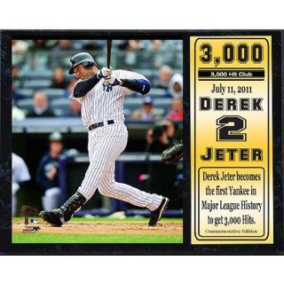 MLB Derek Jeter Stat Plaque, 12x15