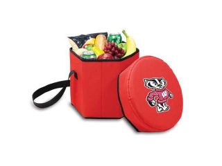 Picnic Time PT 596 00 100 644 0 Wisconsin Badgers Bongo Cooler Seat in Red