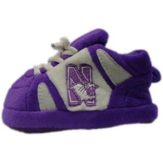 Comfy Feet CF NOR03PR Northwestern Wildcats Baby Slippers
