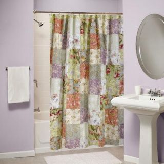 Greenland Home Fashions Blooming Prairie Patchwork Shower Curtain