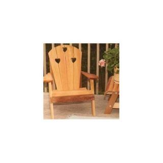 Creekvine Designs Cedar Country Hearts Adirondack Chair Collection