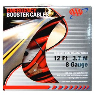 AAA Medium Duty 8 Guage 12‘ Booster Cables
