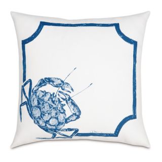 Outdoor Blue Crab Throw Pillow