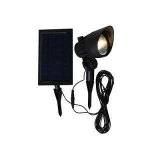 Hampton Bay Solar Black LED Outdoor Spotlight NXT 3149