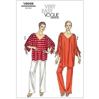 Vogue Pattern Misses' Tunic and Pants, ZZ (L, XL, XXL)